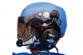 Scratch Blue with PM-100 Headset (short visor shaded)